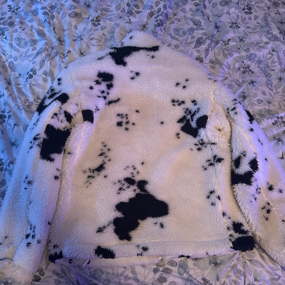 Stussy Black and White Sherpa Jacket - Picture 5 of 6
